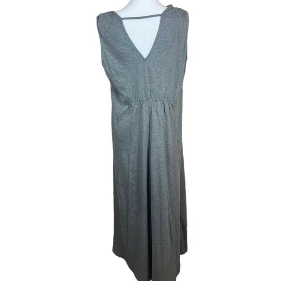 Soft Surroundings Cotton/Modal Petite Large Maxi Dress Gray - Picture 2 of 7